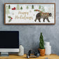 Woodland Christmas Collection D - Floater Framed Canvas Print