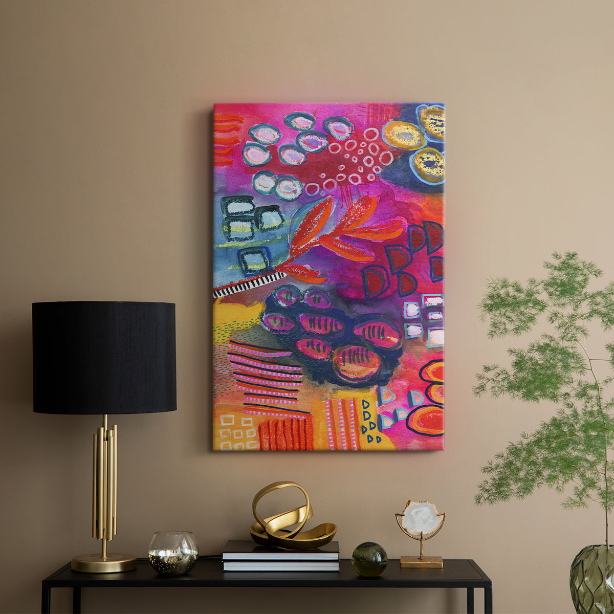 Vivaciously Changing I - Canvas Art Print