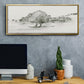Scenic Scribble II - Floater Framed Canvas Print