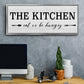 Eat Or Be Hungry - Floater Framed Canvas Print