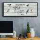 We Live Here - Floater Framed Canvas Print