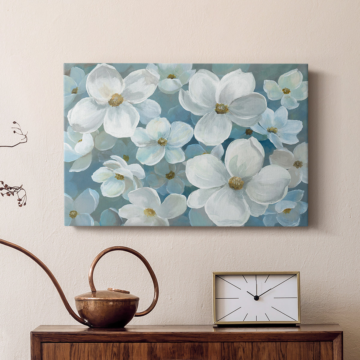White Expression - Canvas Art Print