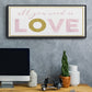 All You Need is Love - Floater Framed Canvas Print