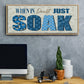 When in Doubt - Floater Framed Canvas Print