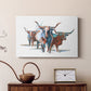 Modern Longhorns I - Canvas Art Print