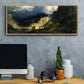 A Storm in the Rocky Mountains - Floater Framed Canvas Print