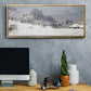 The Road in Front of Saint - Floater Framed Canvas Print