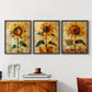 Floral Study Series CLVIII - Restickable Framed Art Set