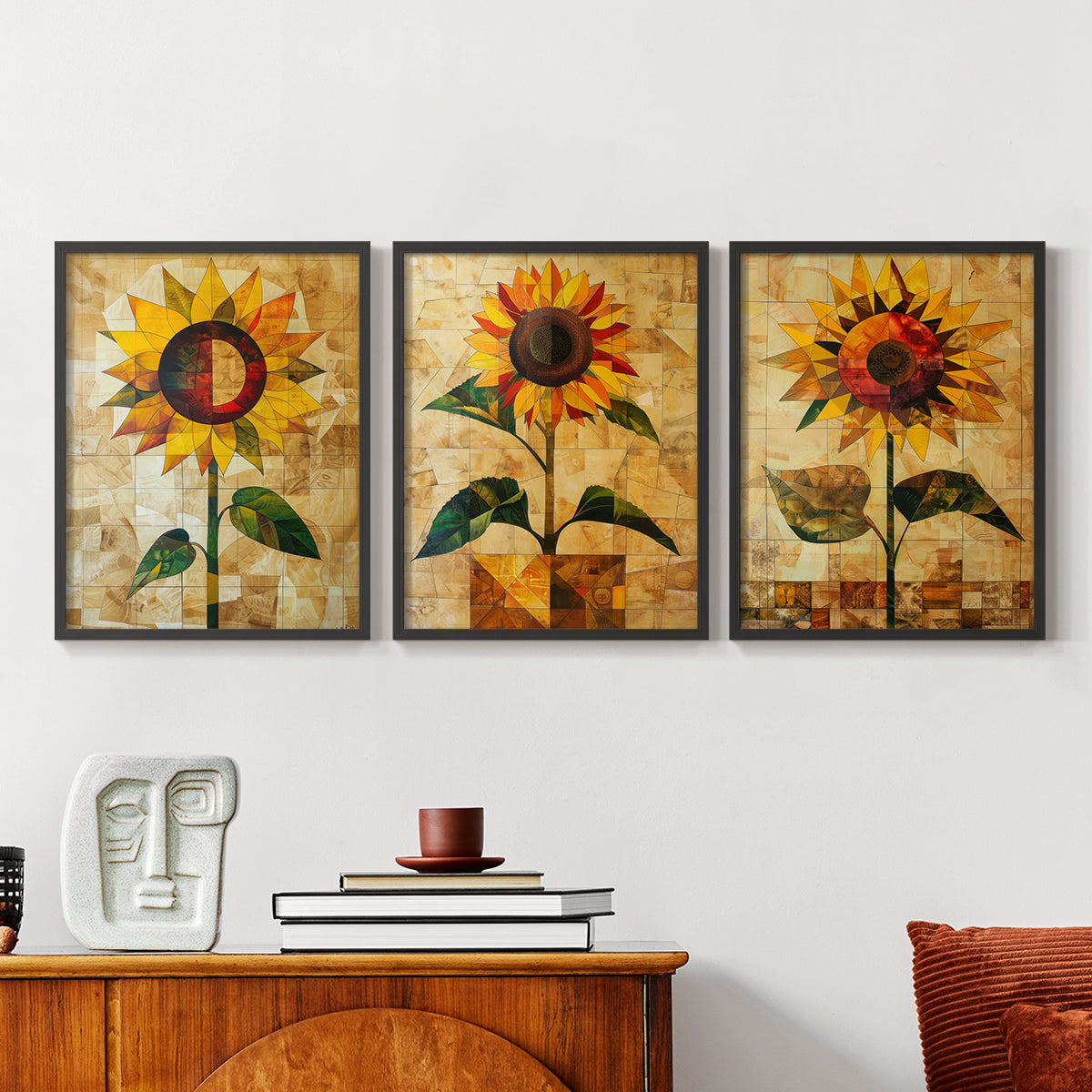 Floral Study Series CLVIII - Restickable Framed Art Set
