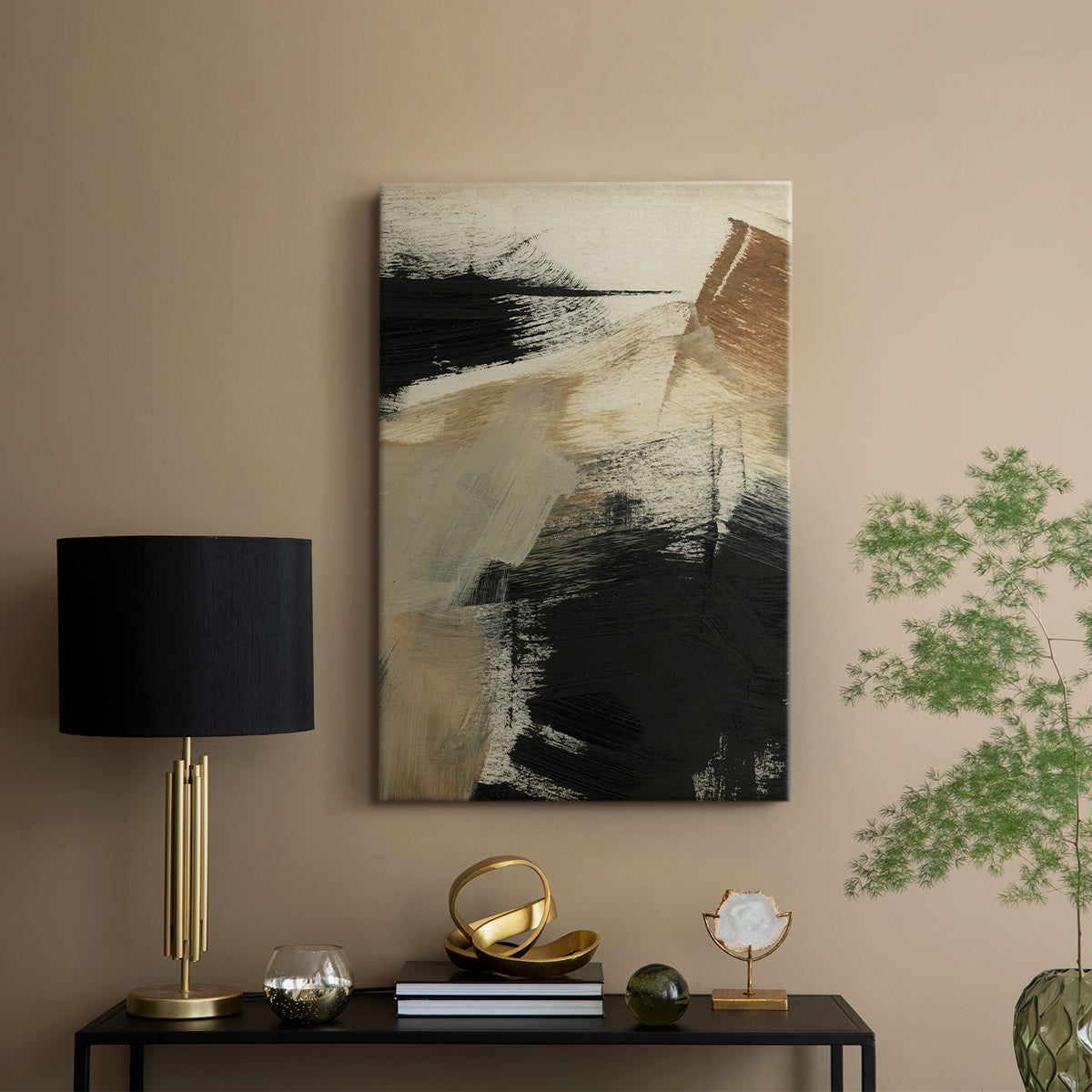Baked Paintstrokes III - Canvas Art Print