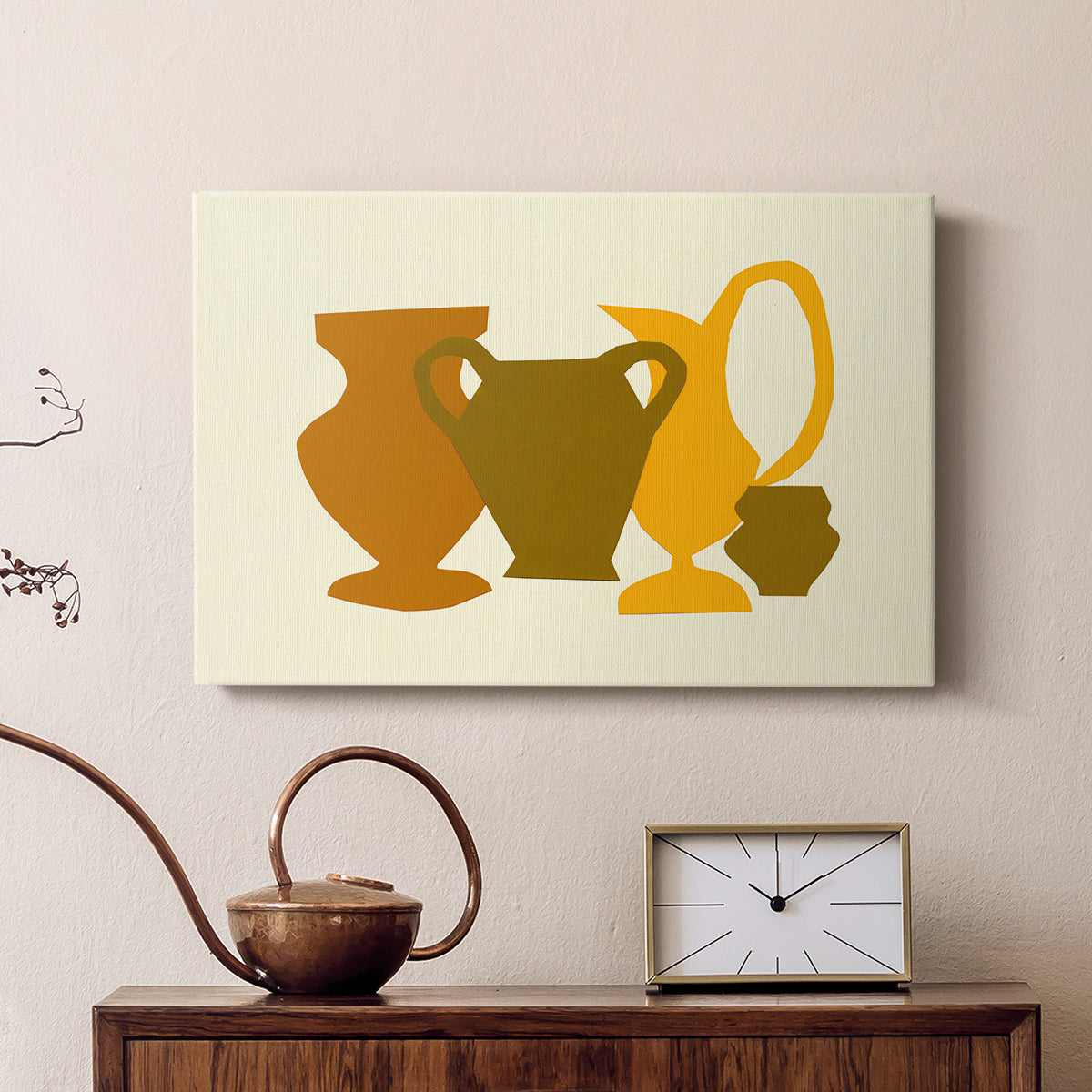 Posing Pottery II - Canvas Art Print