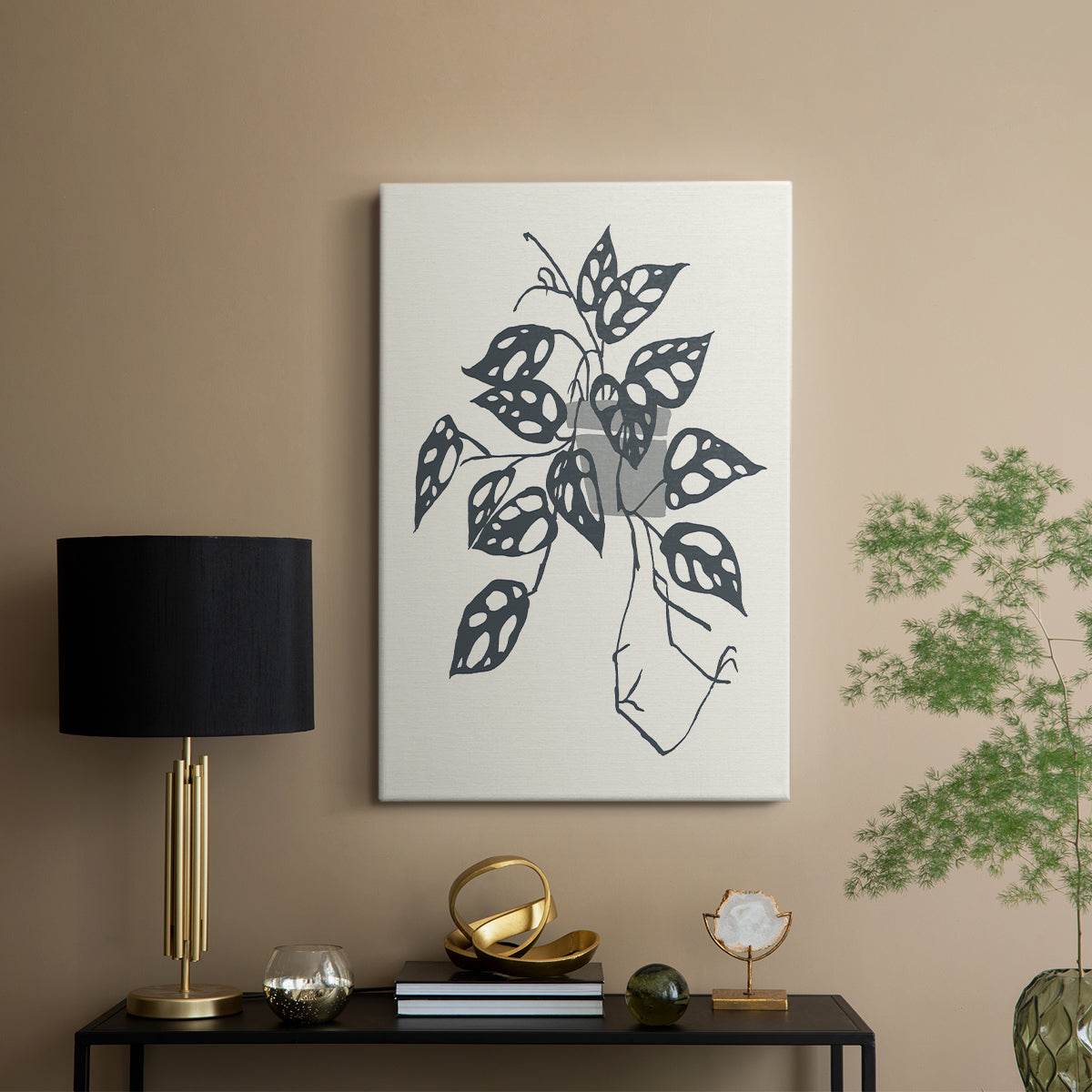 Growing Leaves III - Canvas Art Print