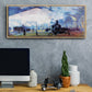 Saint Lazare Station in Paris - Floater Framed Canvas Print