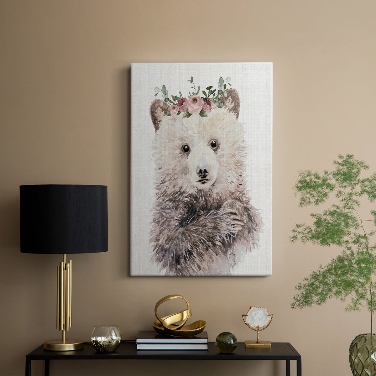 Dressy Cub - Canvas Art Print