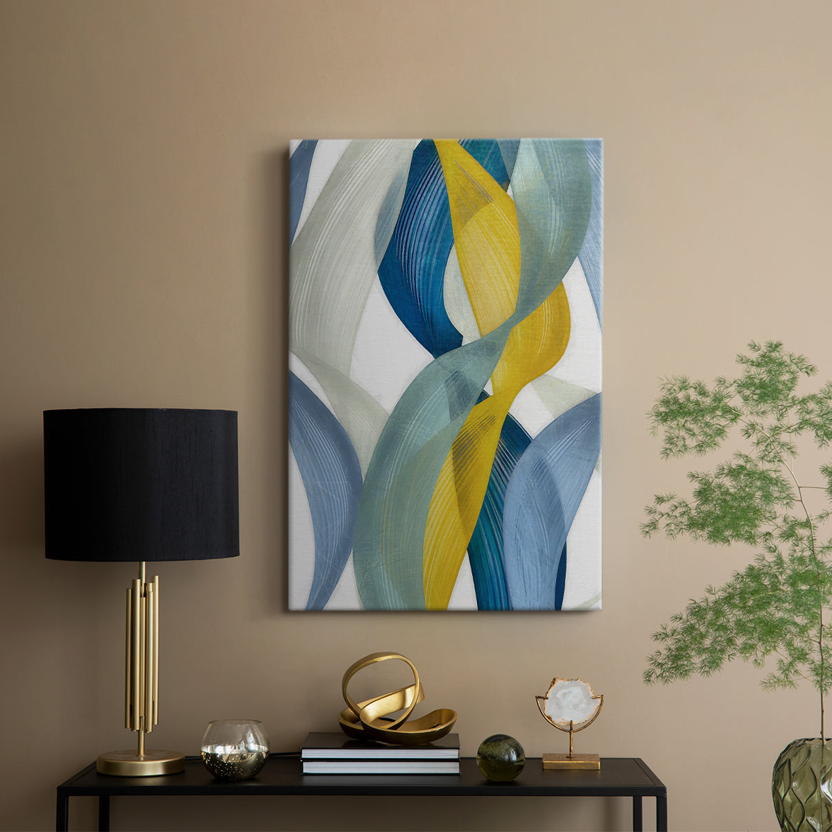 Horizontal Bands II - Canvas Art Print