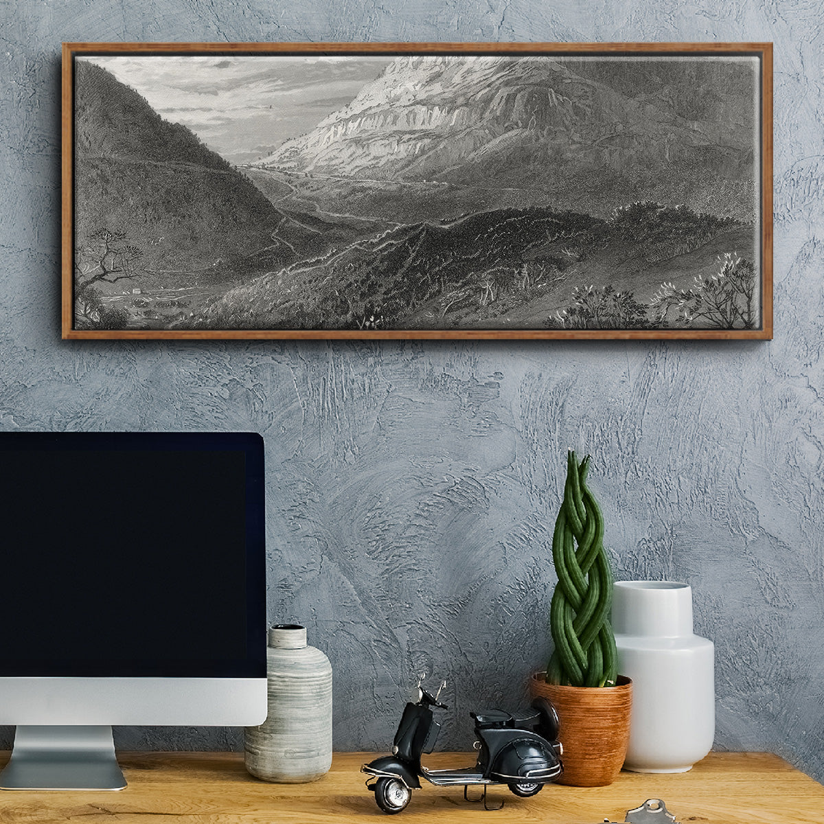 Cumberland Gap - Floater Framed Canvas Print