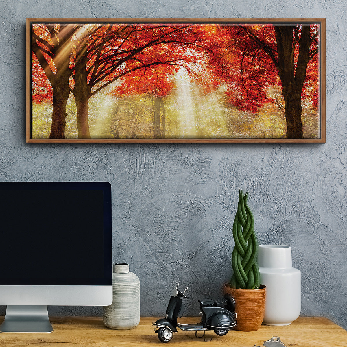 Everland - Floater Framed Canvas Print