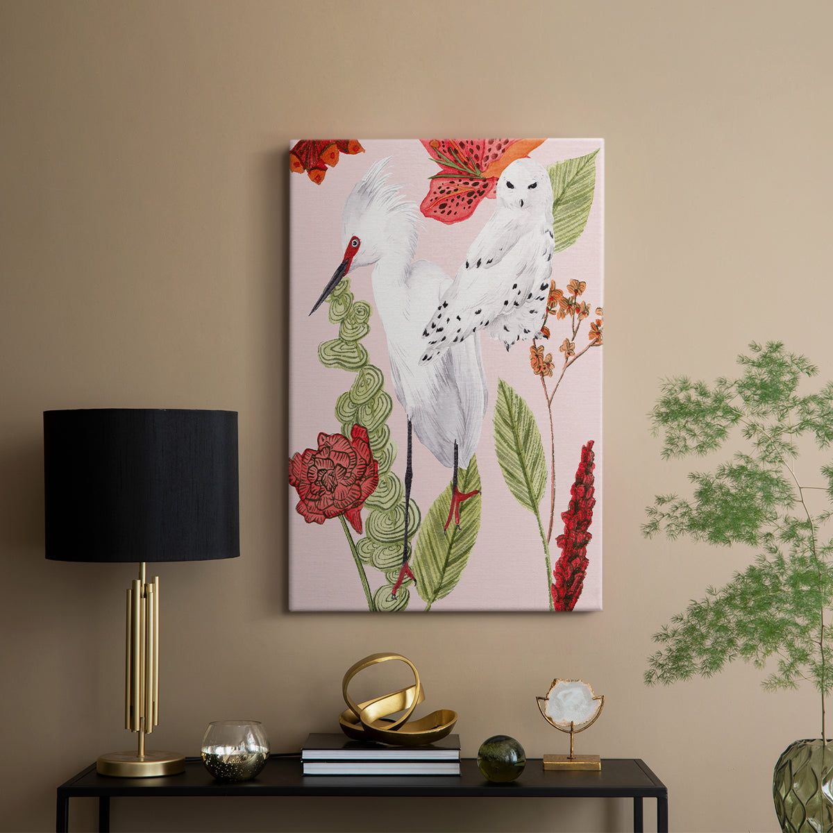 Birds in Motion III - Canvas Art Print