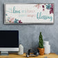Family Blessing - Floater Framed Canvas Print