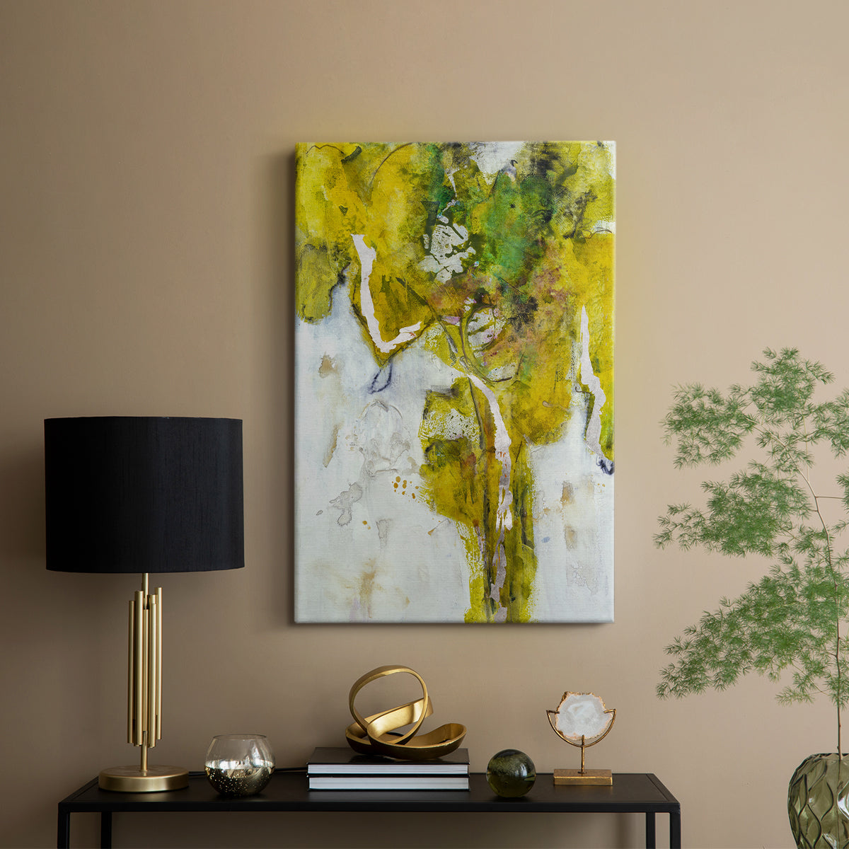 Golden Foliage I - Canvas Art Print