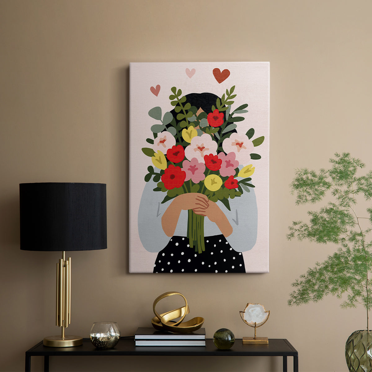 Darling Valentine Collection B - Canvas Art Print