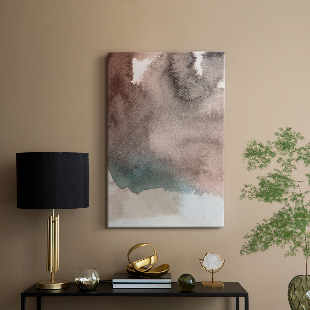 Red Ochre Abstract I - Canvas Art Print