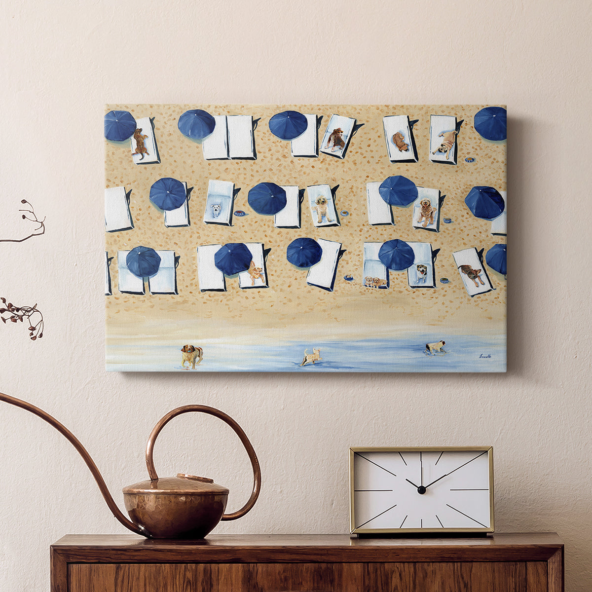Dogs Allowed - Canvas Art Print