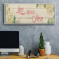Love Grows Here - Floater Framed Canvas Print