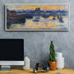 The Port of Dieppe, Evening, 1882 - Floater Framed Canvas Print