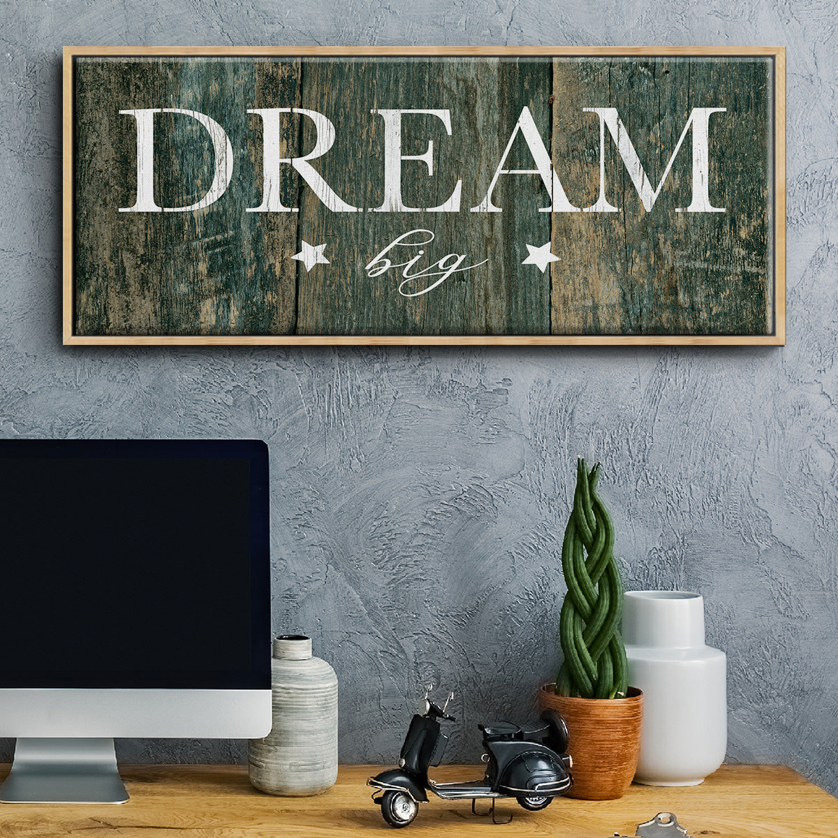 Dream Big - Floater Framed Canvas Print