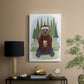 Lumberjack Bear Latte - Canvas Art Print