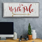 North Pole - Floater Framed Canvas Print