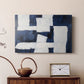 Blue and White Abstract XCV - Canvas Art Print