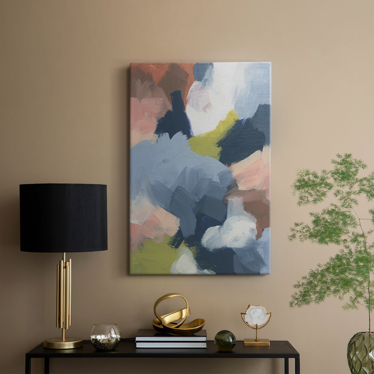 Soft Indigo Atmosphere I - Canvas Art Print