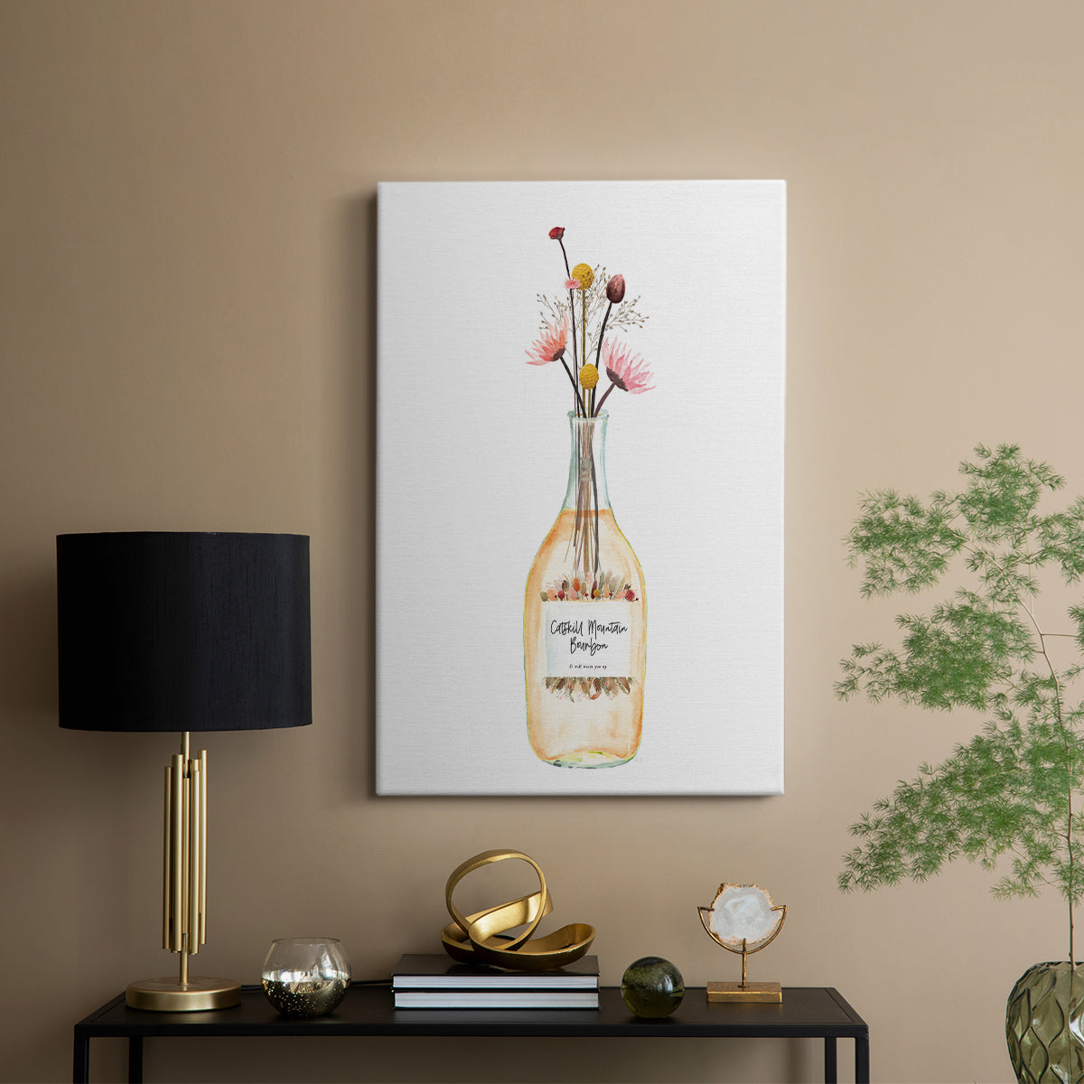 Catskill Mountain Bourbon - Canvas Art Print