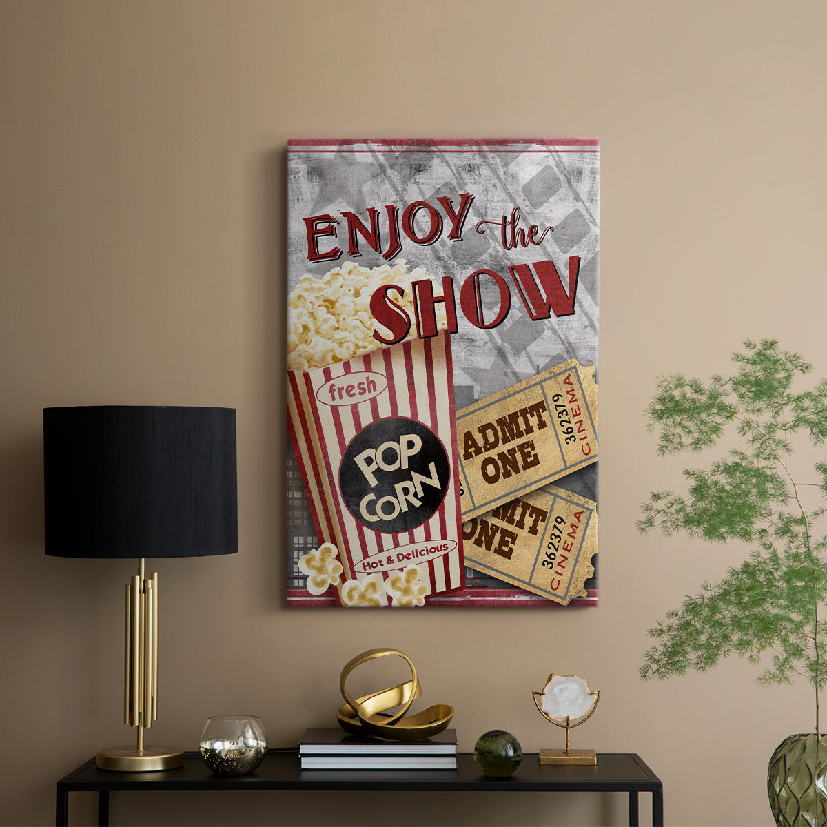 Movie Night I - Canvas Art Print