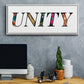 Unity - Floater Framed Canvas Print