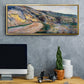 The Road to Giverny, 1885 - Floater Framed Canvas Print