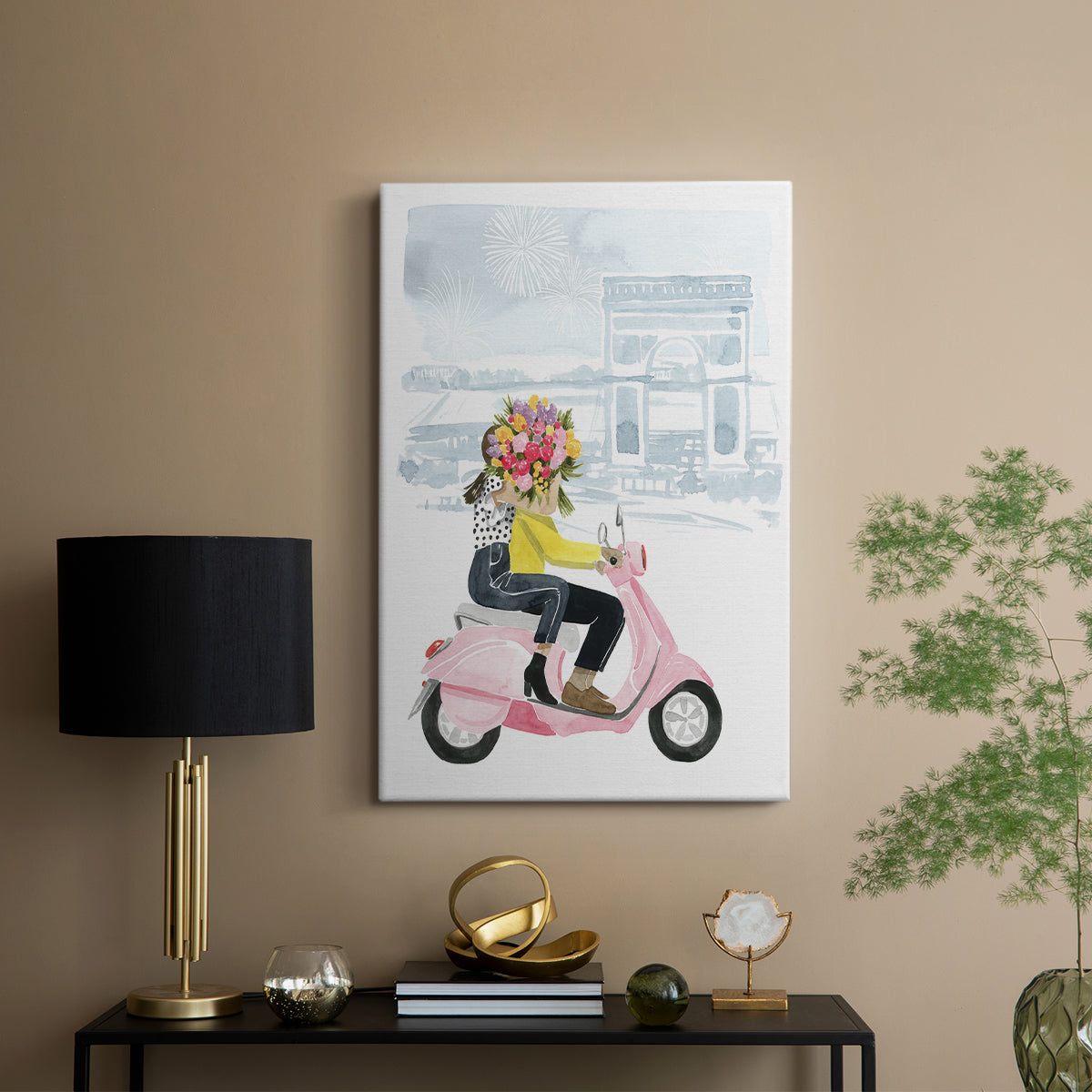 Paris in Love I - Canvas Art Print