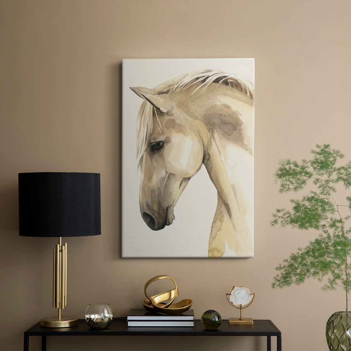 Golden Palomino II - Canvas Art Print