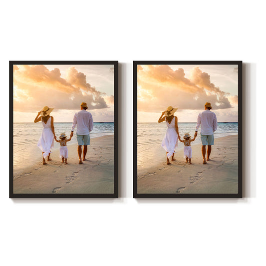 Set of 2 Restickable Custom Framed Photos - 11" x 14"