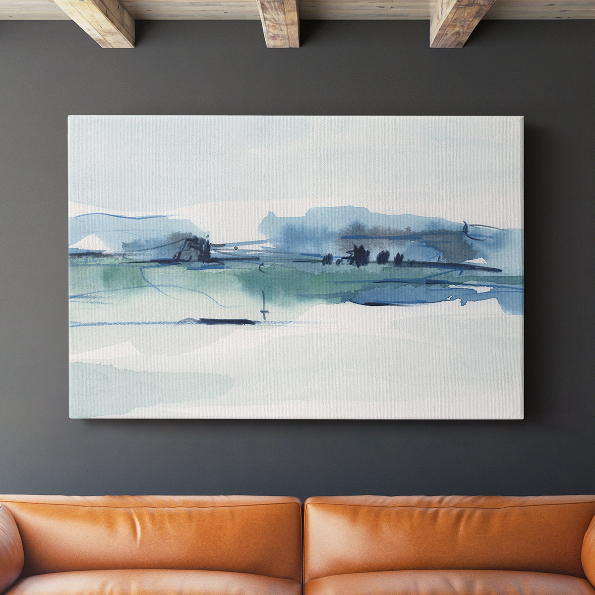 Ultramarine Vista II - Canvas Art Print