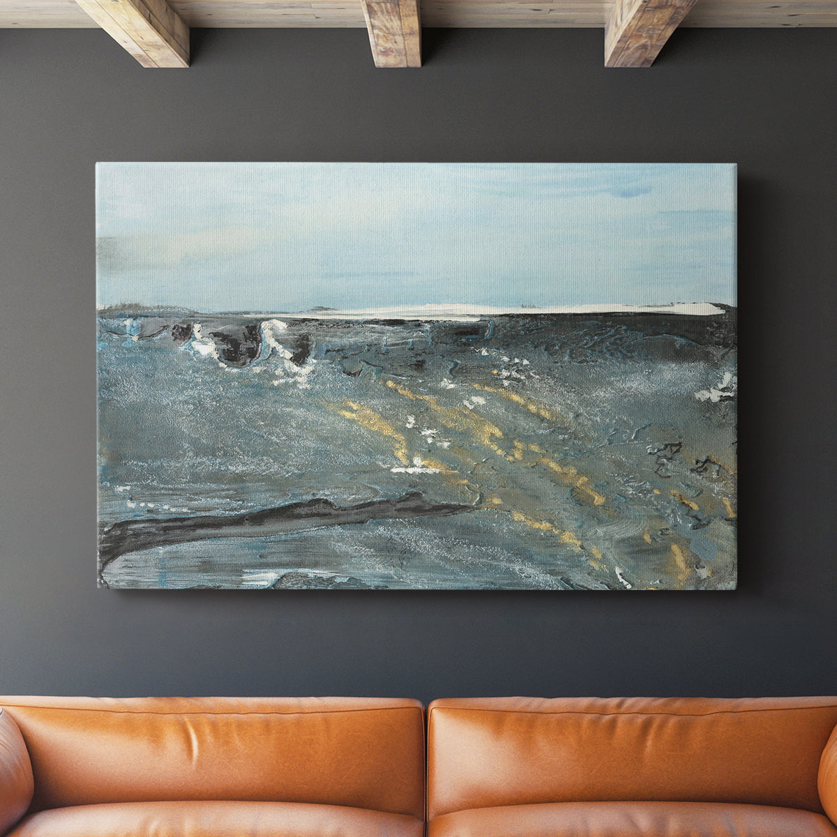 Flow of Love in Ocean II - Canvas Art Print