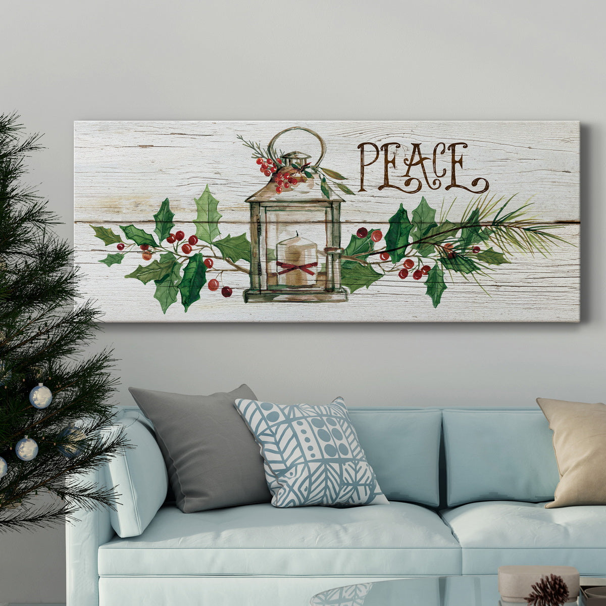 Rustic Peace Premium Gallery Wrapped Canvas - Ready to Hang