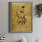 Gold Sketch Botanical I - Premium Canvas Framed in Barnwood - Ready to Hang