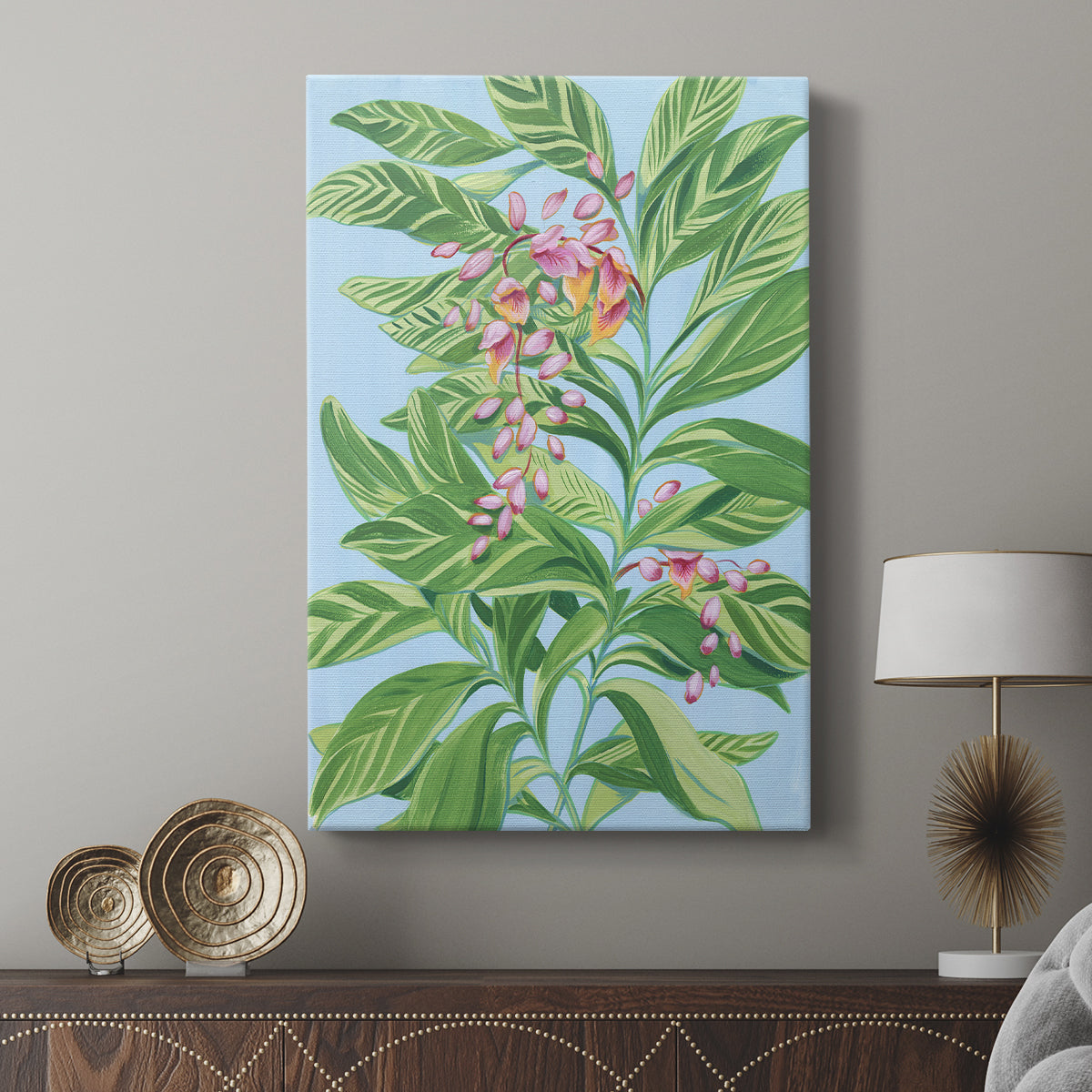Tropical Shell Ginger II - Canvas Art Print
