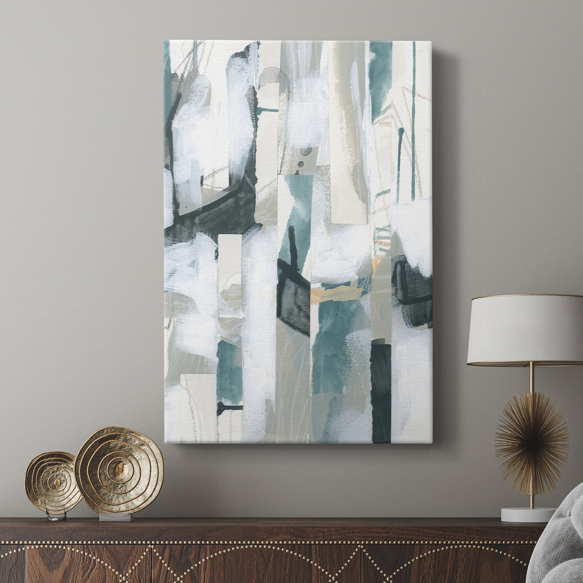 Sea Cavern Strata III - Canvas Art Print