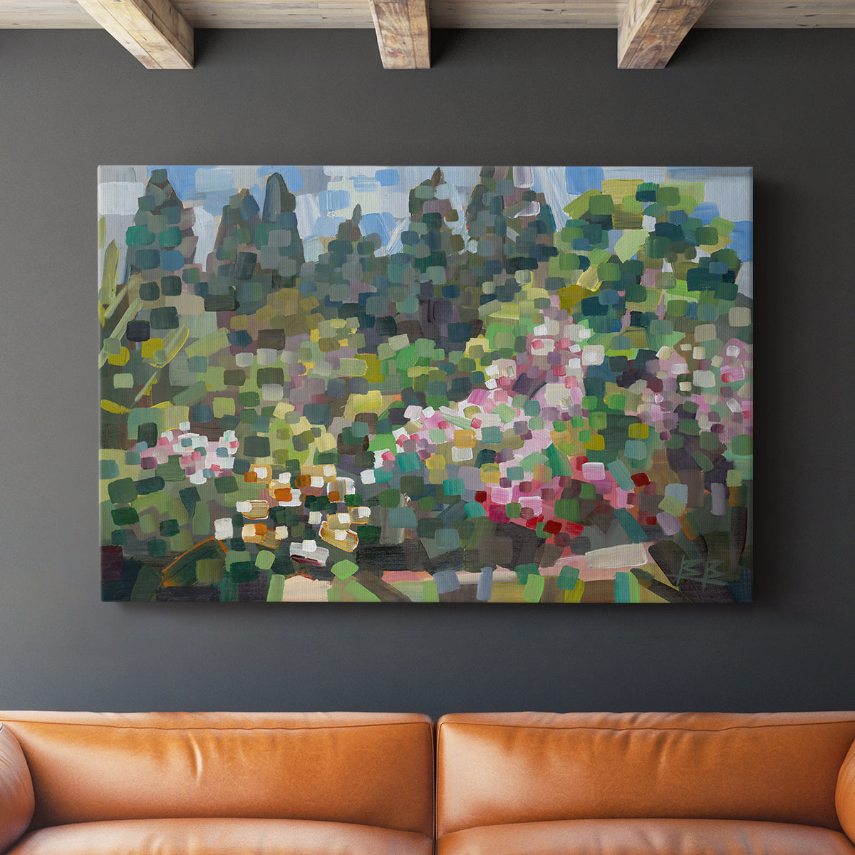 Arboretum in Spring - Canvas Art Print