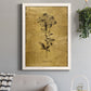 Gold Sketch Botanical II - Premium Canvas Framed in Barnwood - Ready to Hang