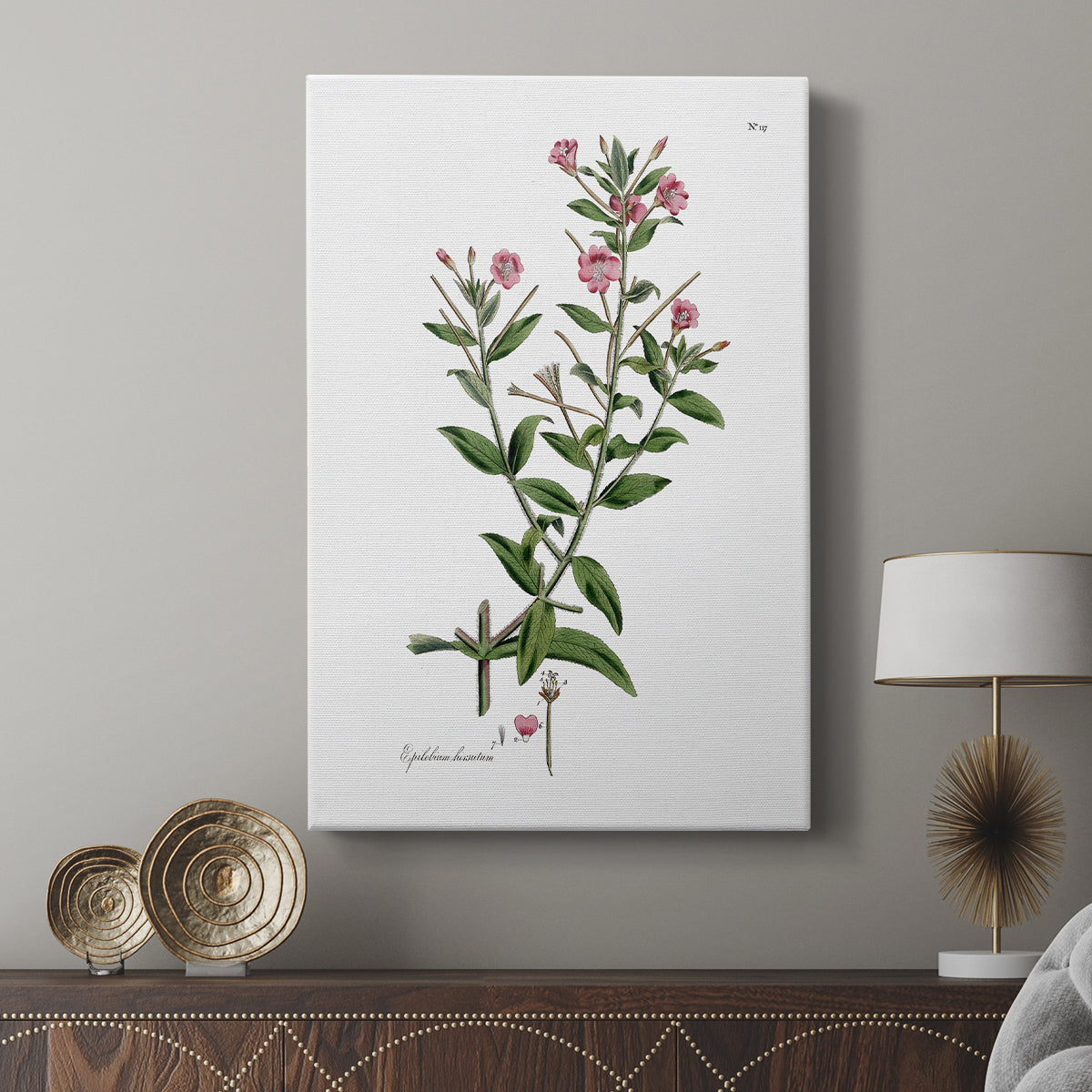 Rose Botanical III - Canvas Art Print